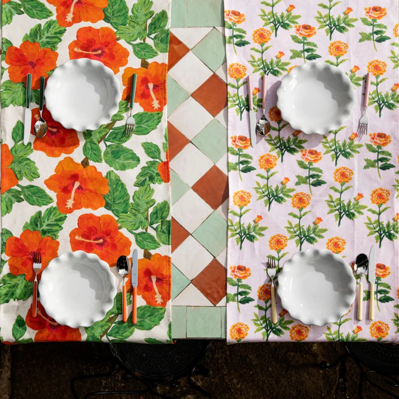 Bonnie &amp; Neil Petite Lani Floral Table Runner - The Flower Crate