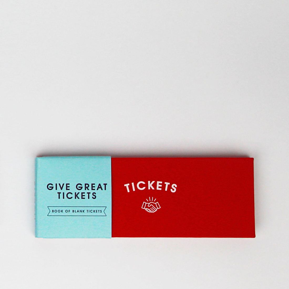 Book Of Blank Tickets - The Flower Crate