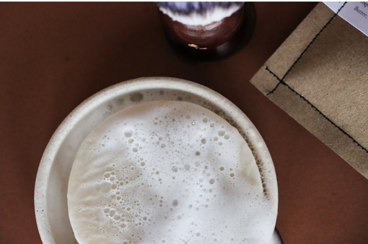 Botanical Man - Shaving Soap, Tea Tree, Shea Butter & Kaolin Clay - The Flower Crate