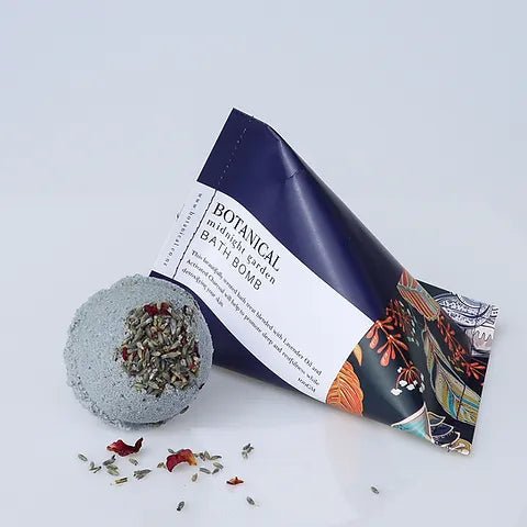 Botanical Skincare - Bath Bomb, Midnight Garden - The Flower Crate