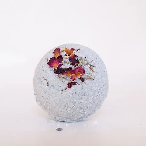 Botanical Skincare - Bath Bomb, Midnight Garden - The Flower Crate