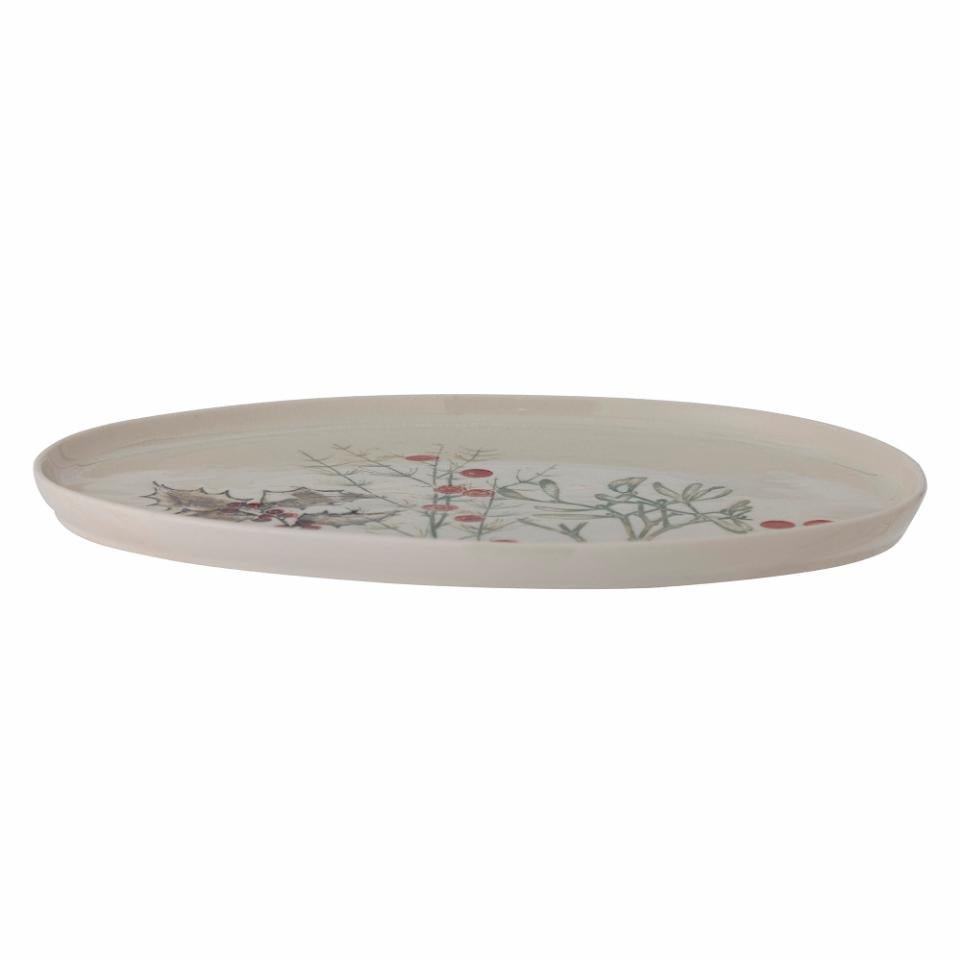Ceramic Holly Platter - The Flower Crate