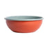 Dishy Enamelware Bowl - Red & Duck Egg - The Flower Crate