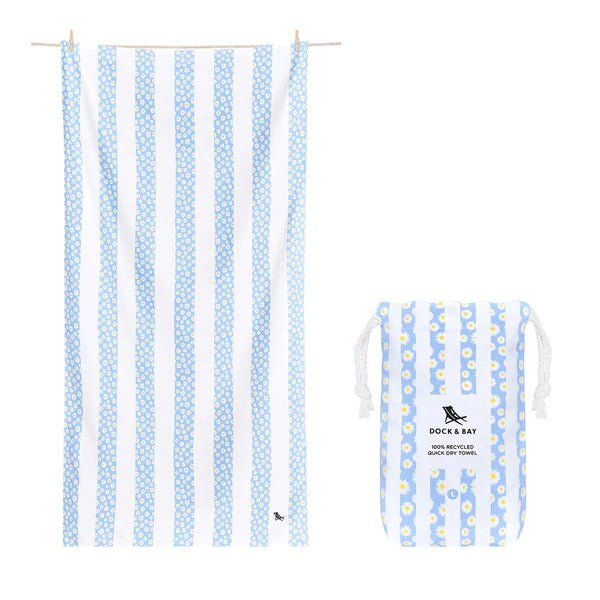 Dock &amp; Bay Quick Dry Towel - Daisy Daze - The Flower Crate