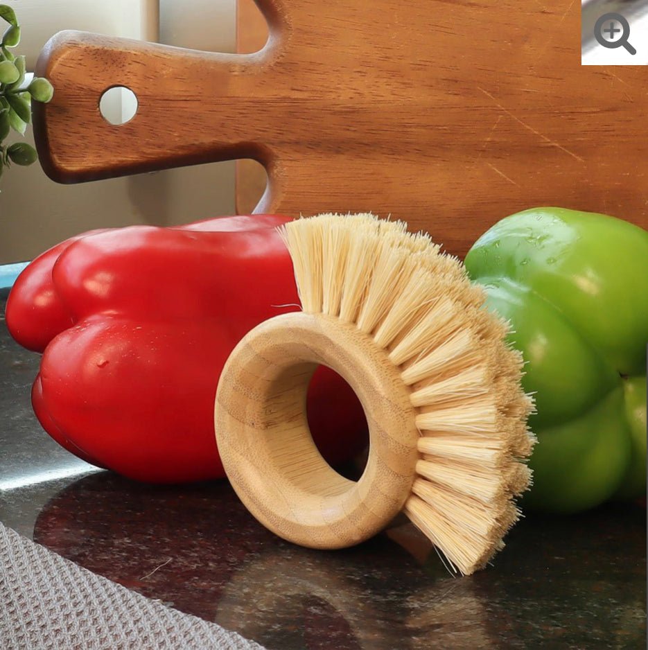 Eco Basics Plastic Free Vegetable Brush - The Flower Crate