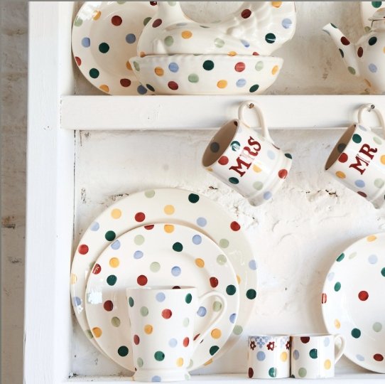 Emma Bridgewater Polka Dot - 10 ½" Plate - The Flower Crate