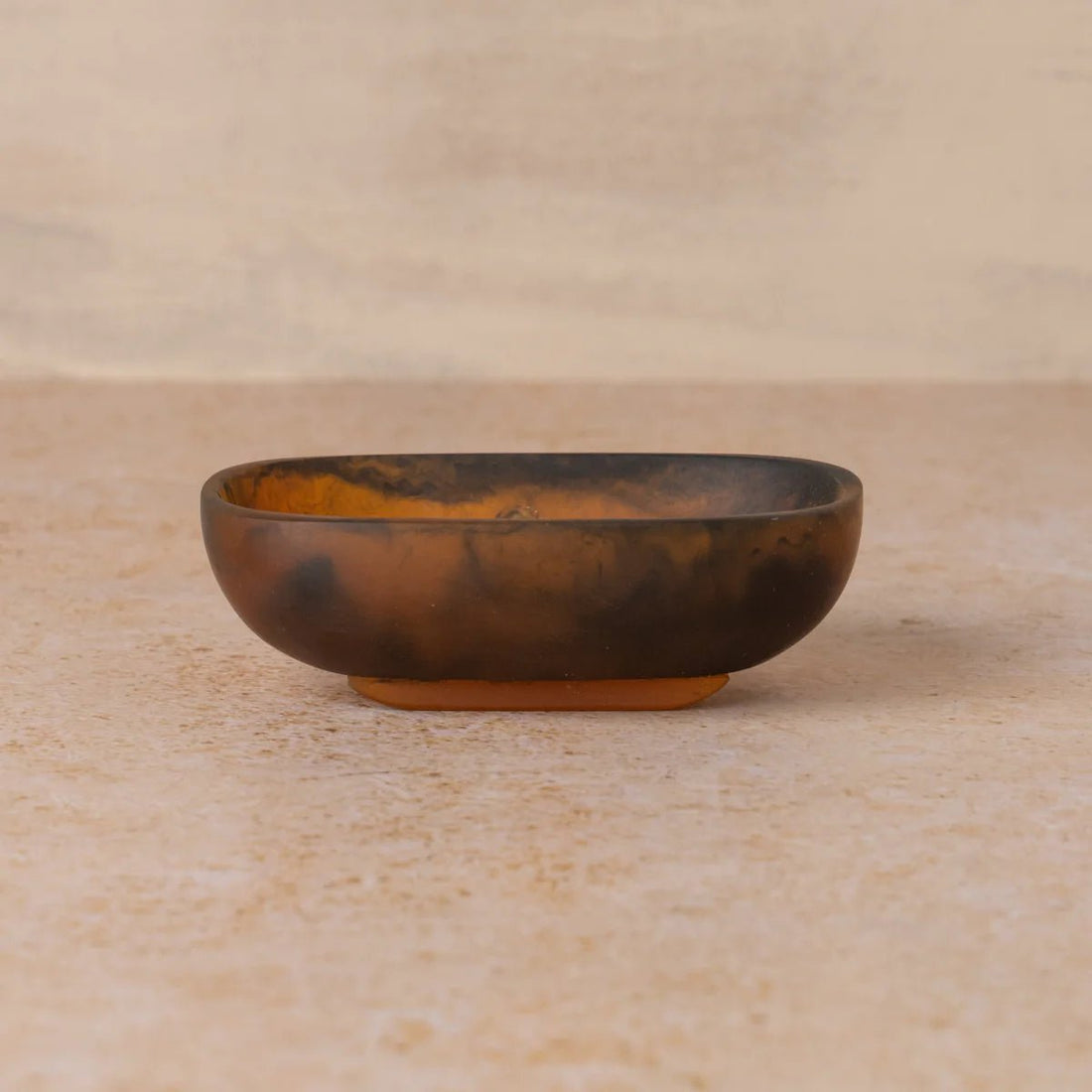 Flow Resin Soap Dish - Earth - The Flower Crate