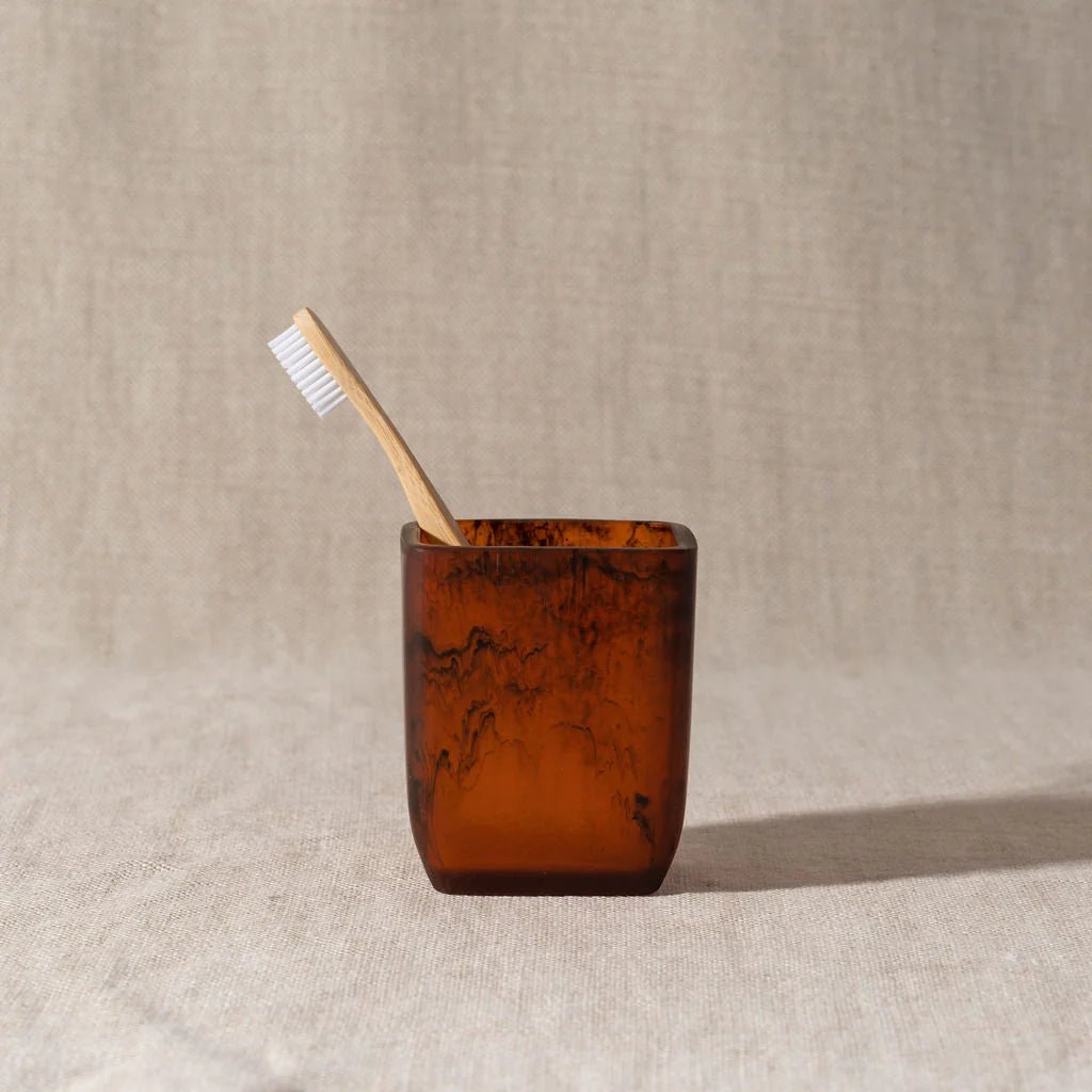 Flow Resin Toothbrush Holder - Earth - The Flower Crate