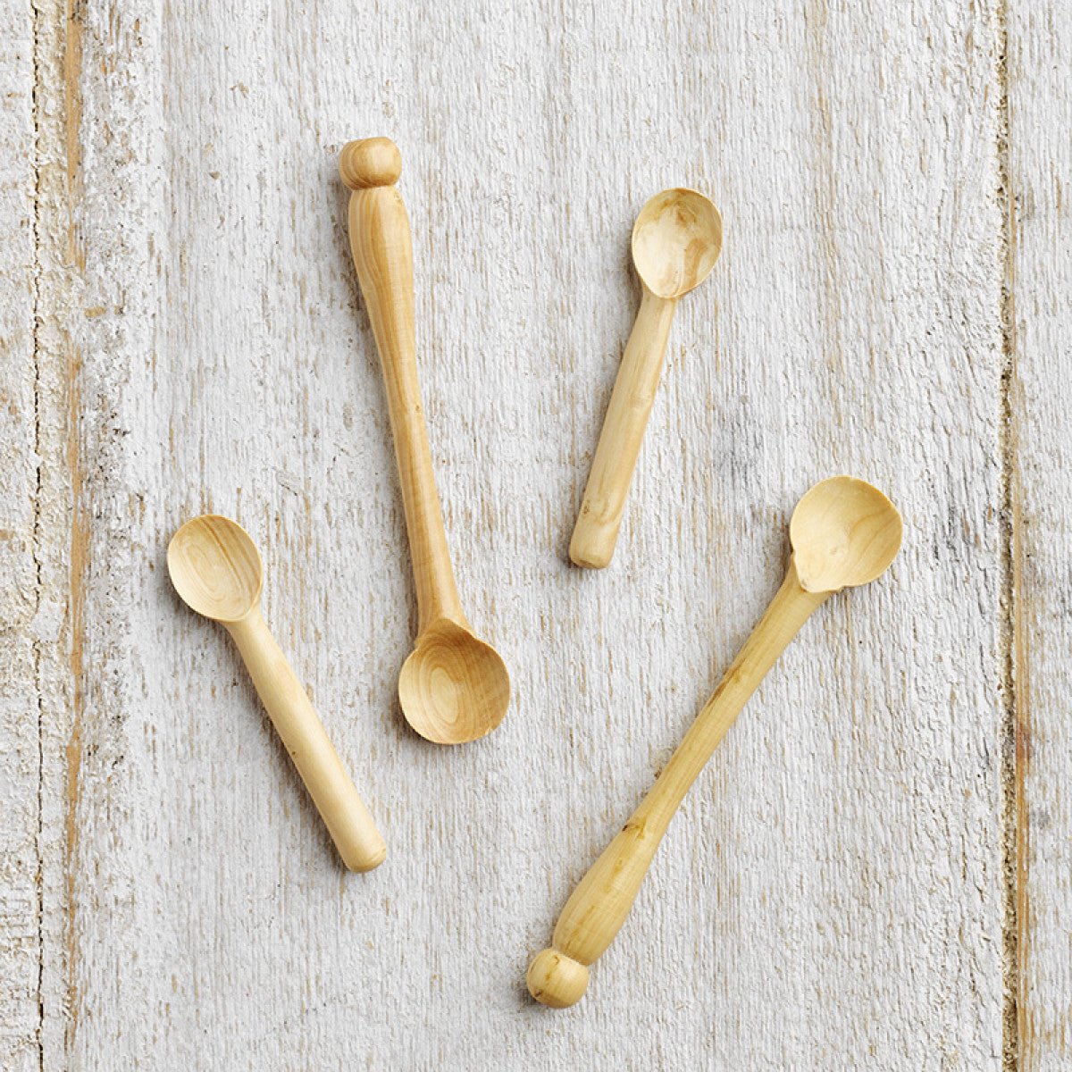 French Boxwood Salt Spoon - The Flower Crate