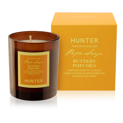 Hunter Candles - Pepe Saya Buttery Popcorn - The Flower Crate