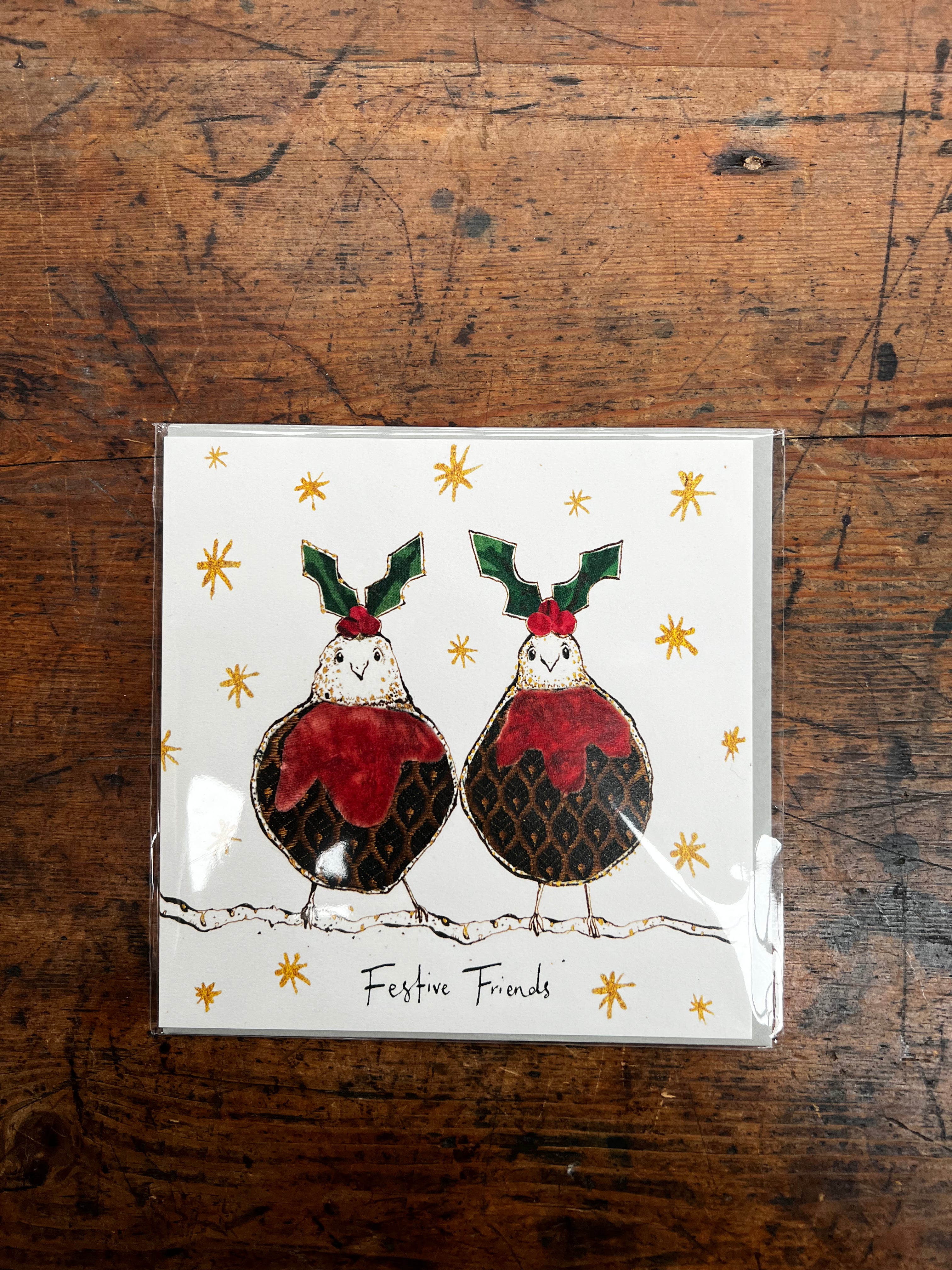 Assorted Christmas Botanical & Fauna Cards