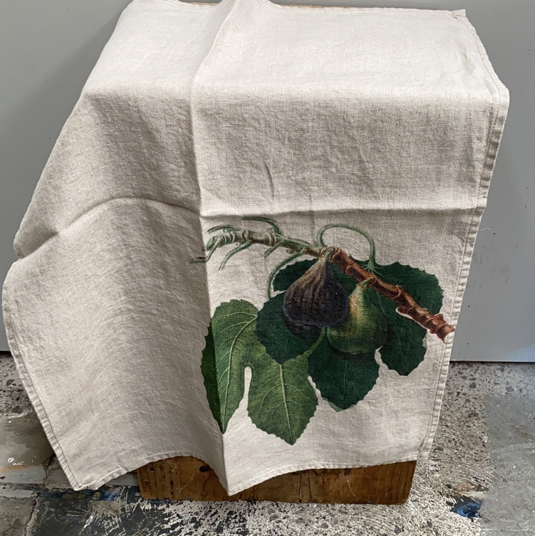Italian Linen Tea Towel - The Flower Crate