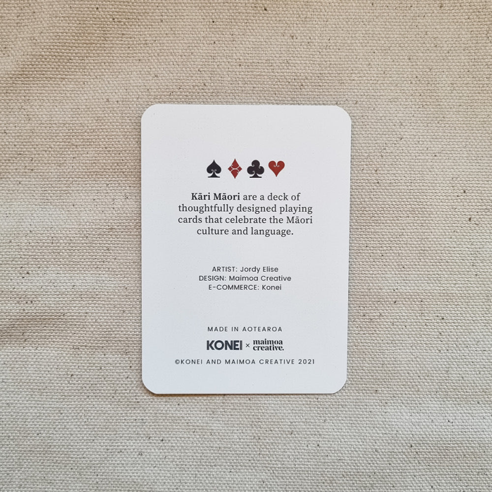 Kāri Māori - Playing Cards - The Flower Crate