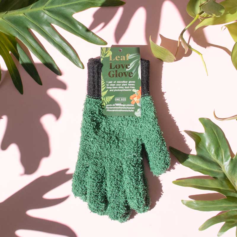 Leaf Love Gloves - Microfibre Dusting Gloves For Plants - The Flower Crate