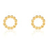 Linda Tahija - Beaded Circle Stud Earrings - The Flower Crate