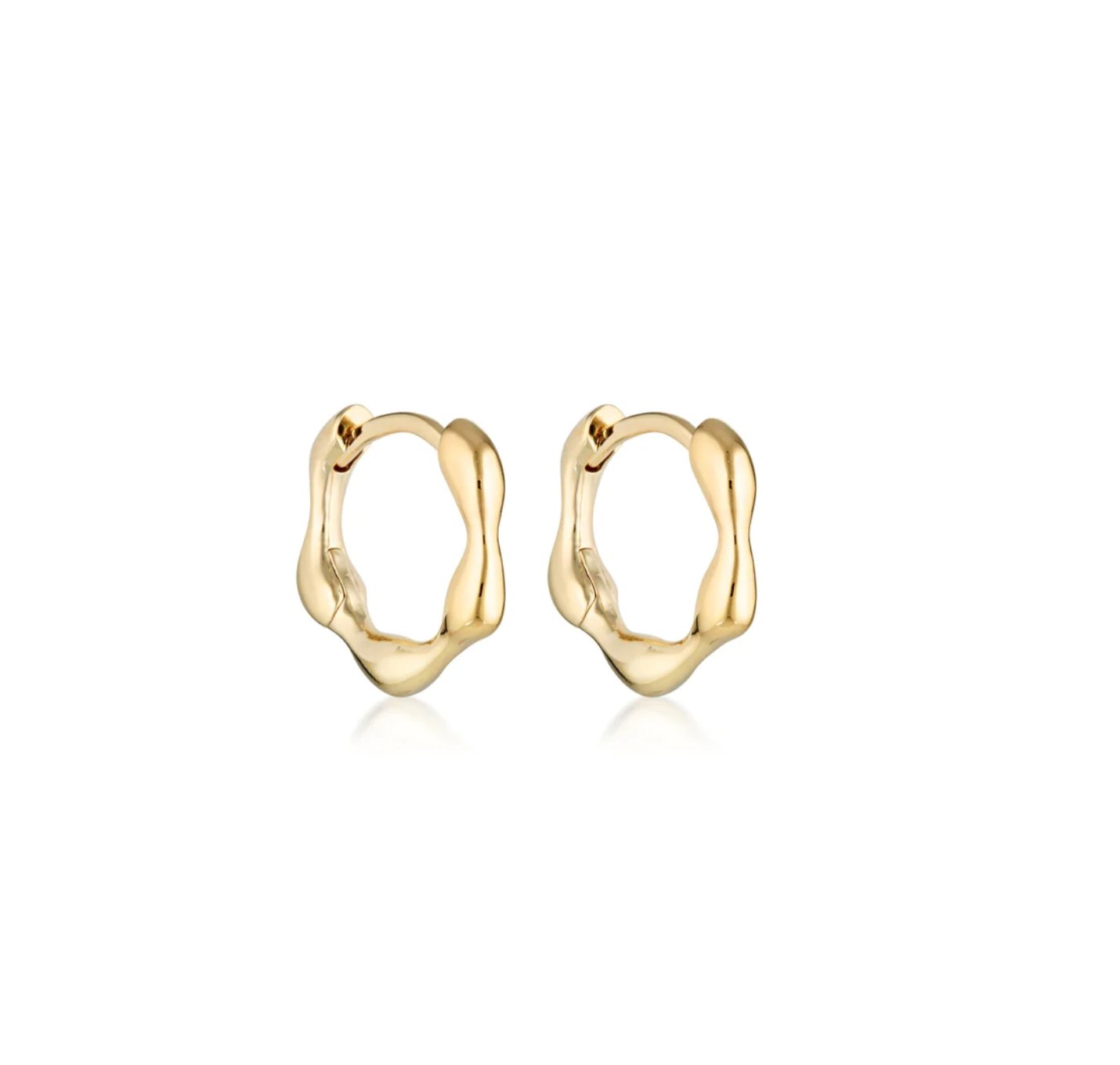 Linda Tahija - Organica Mini Huggie Hoop Earrings - The Flower Crate