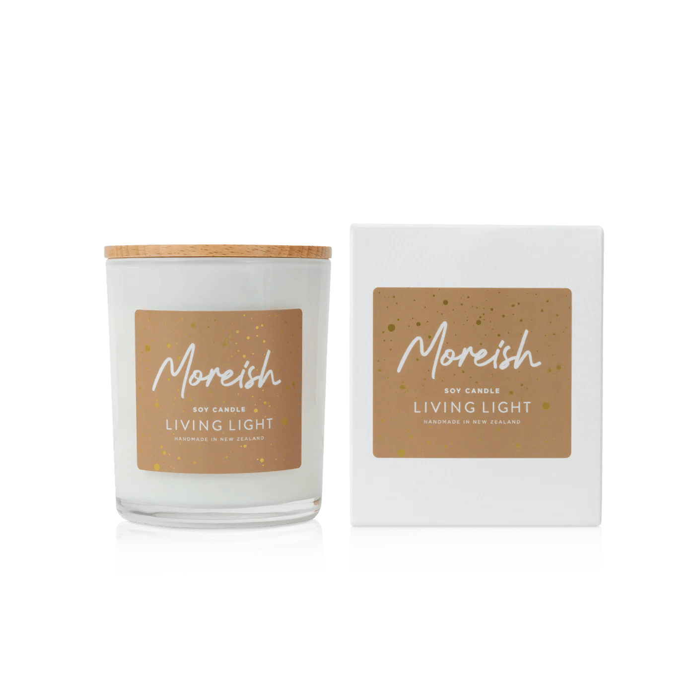 Living Light - Moreish Soy Candle - The Flower Crate