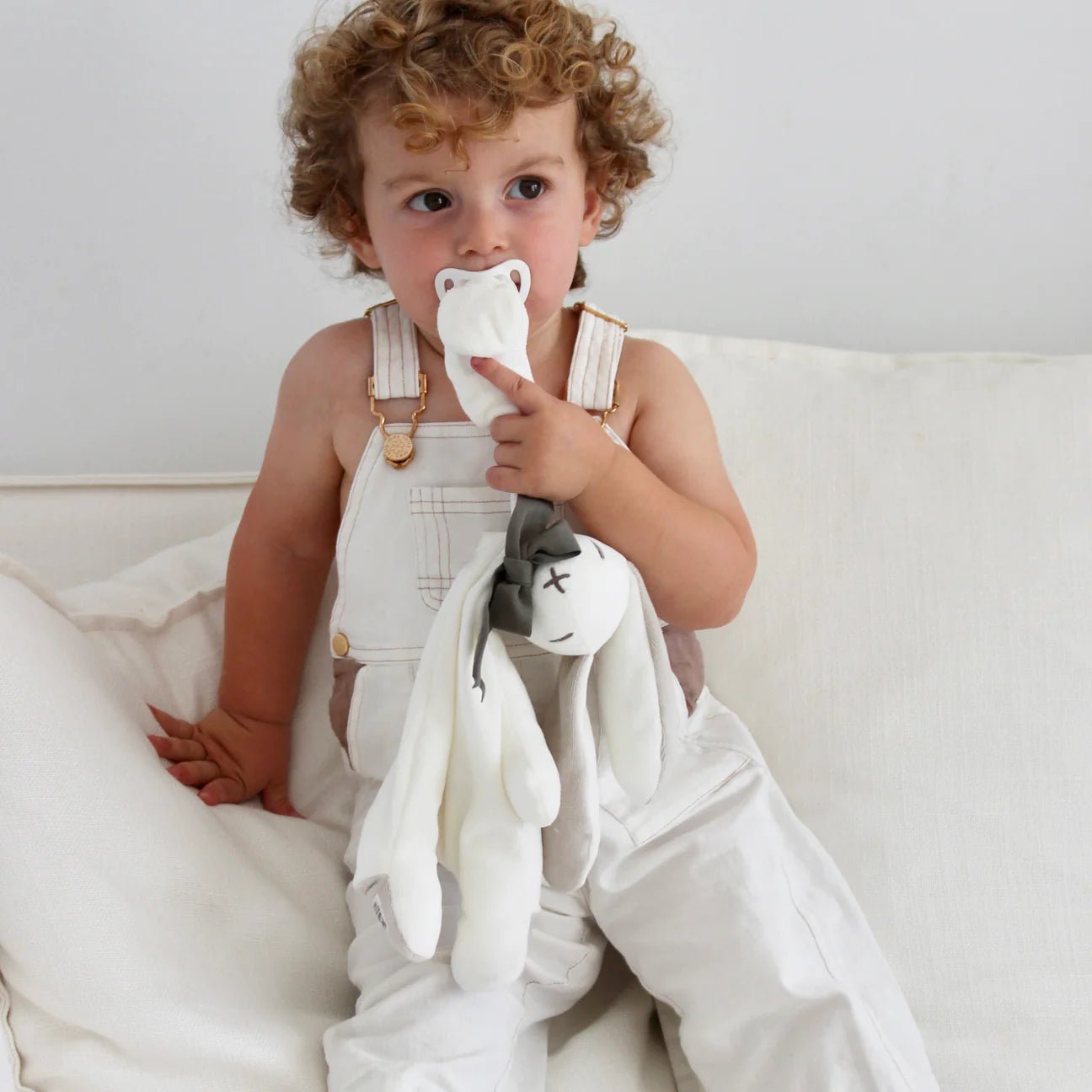 Maud N Lil - Organic Bunny Comforter, Ears - The Flower Crate