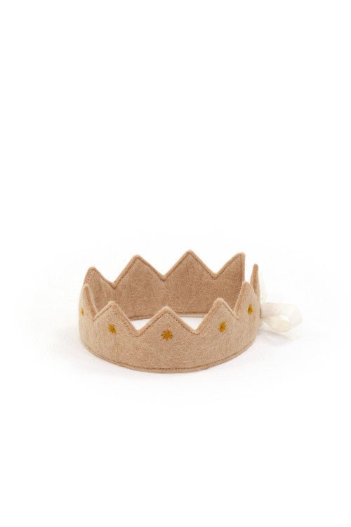 Muskhane Kumari Felt Crown - The Flower Crate
