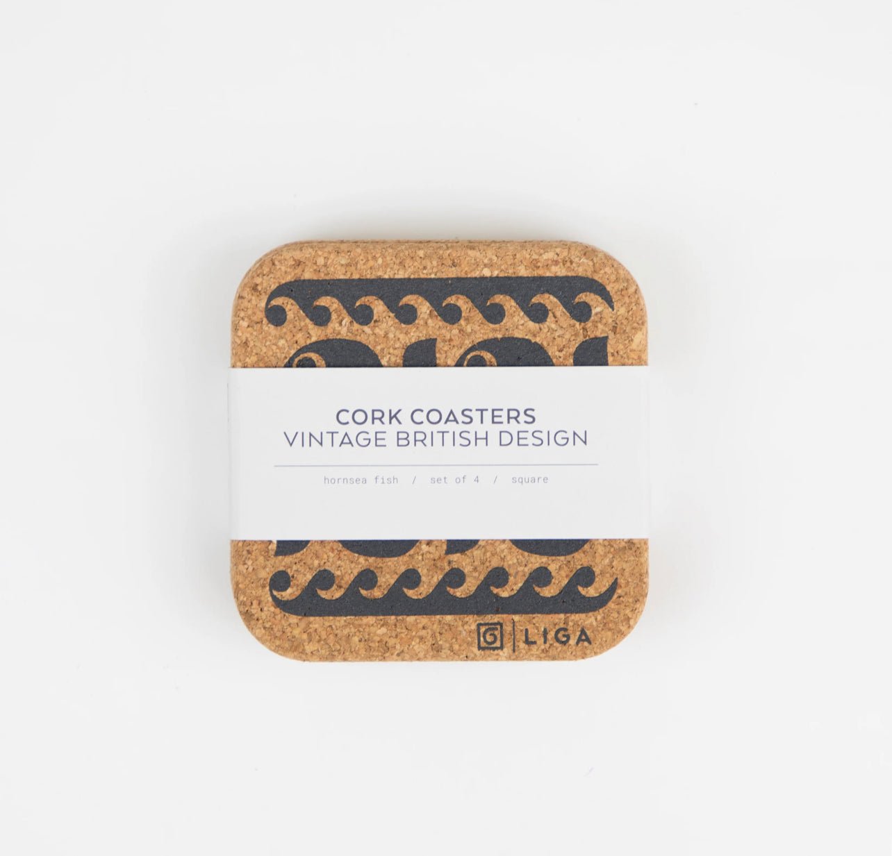 Natural Cork Coasters - Hornsea Cork Coasters - The Flower Crate