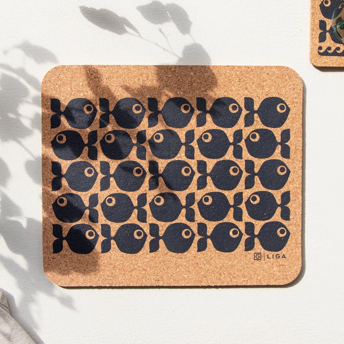 Natural Cork Placemat - Hornsea Collection - The Flower Crate