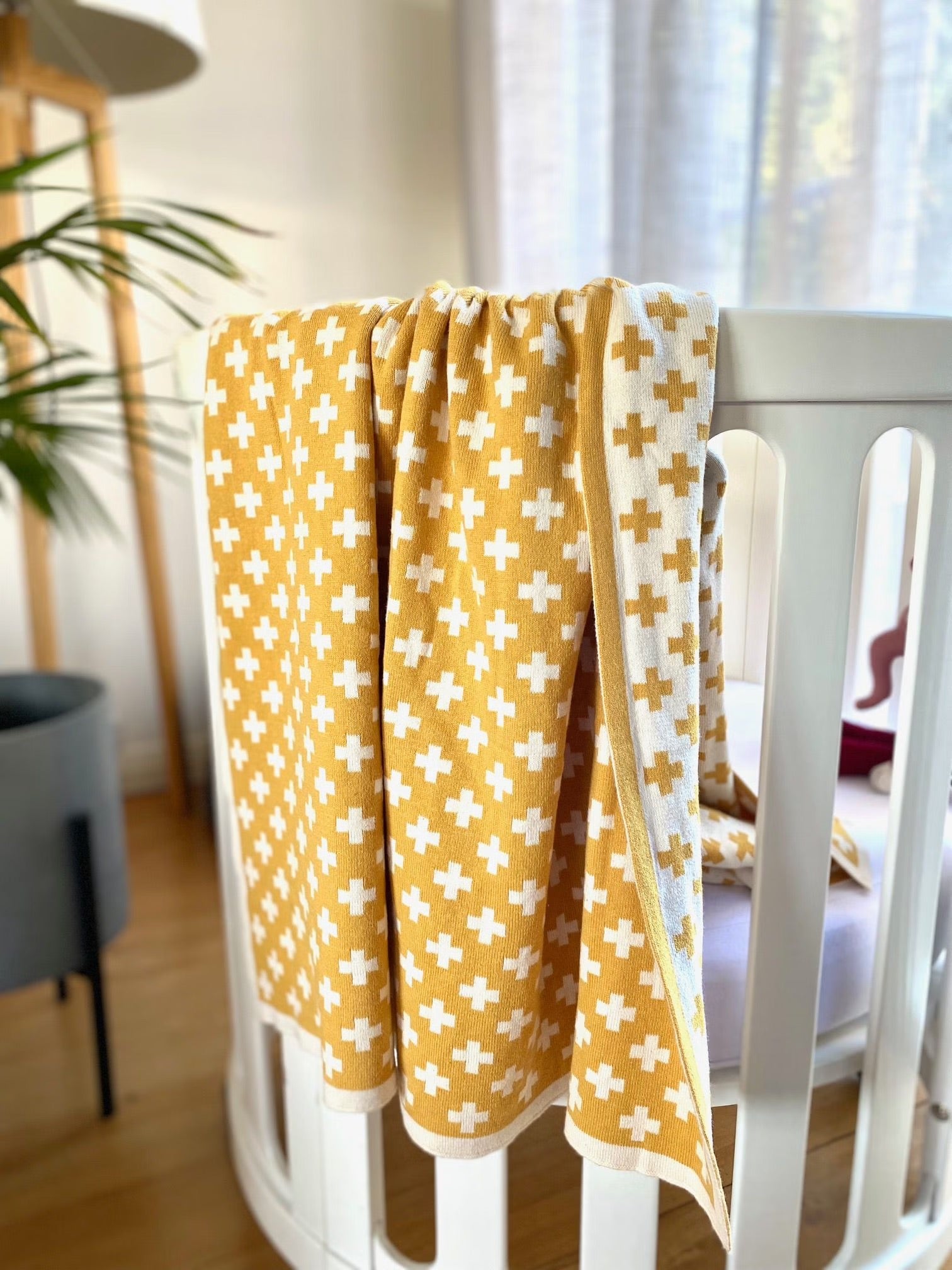 Organic Cotton Cot/Buggy Blanket - The Flower Crate