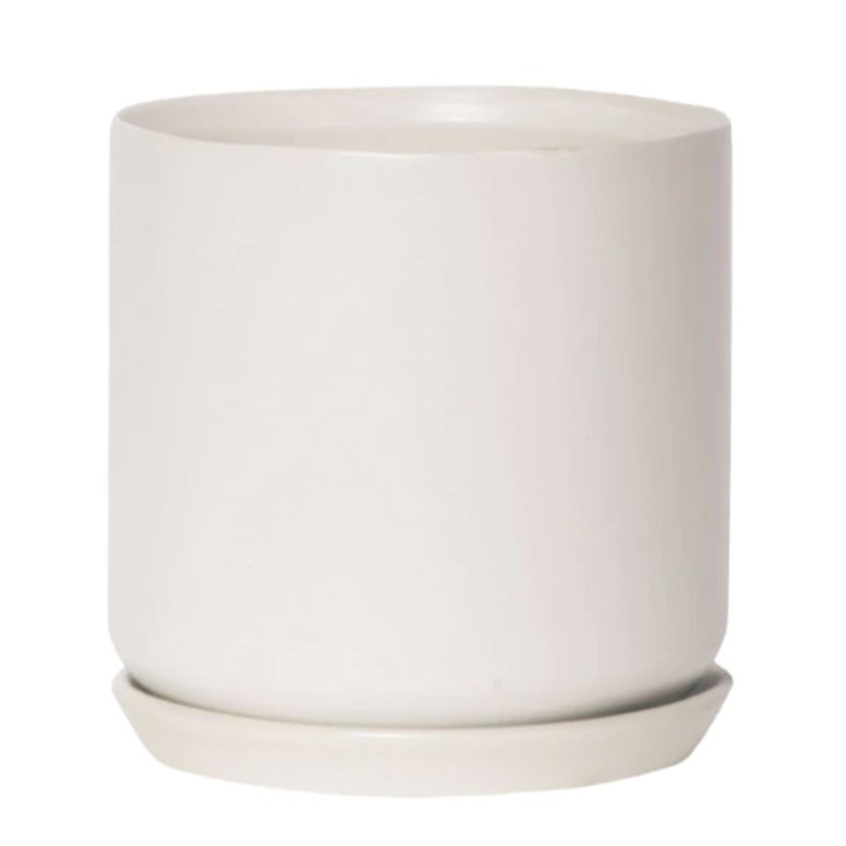 Oslo Planter Parchment - Large - The Flower Crate