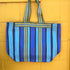 Parisian Cool - Beach Bag, Blue Recycled Plastic - The Flower Crate