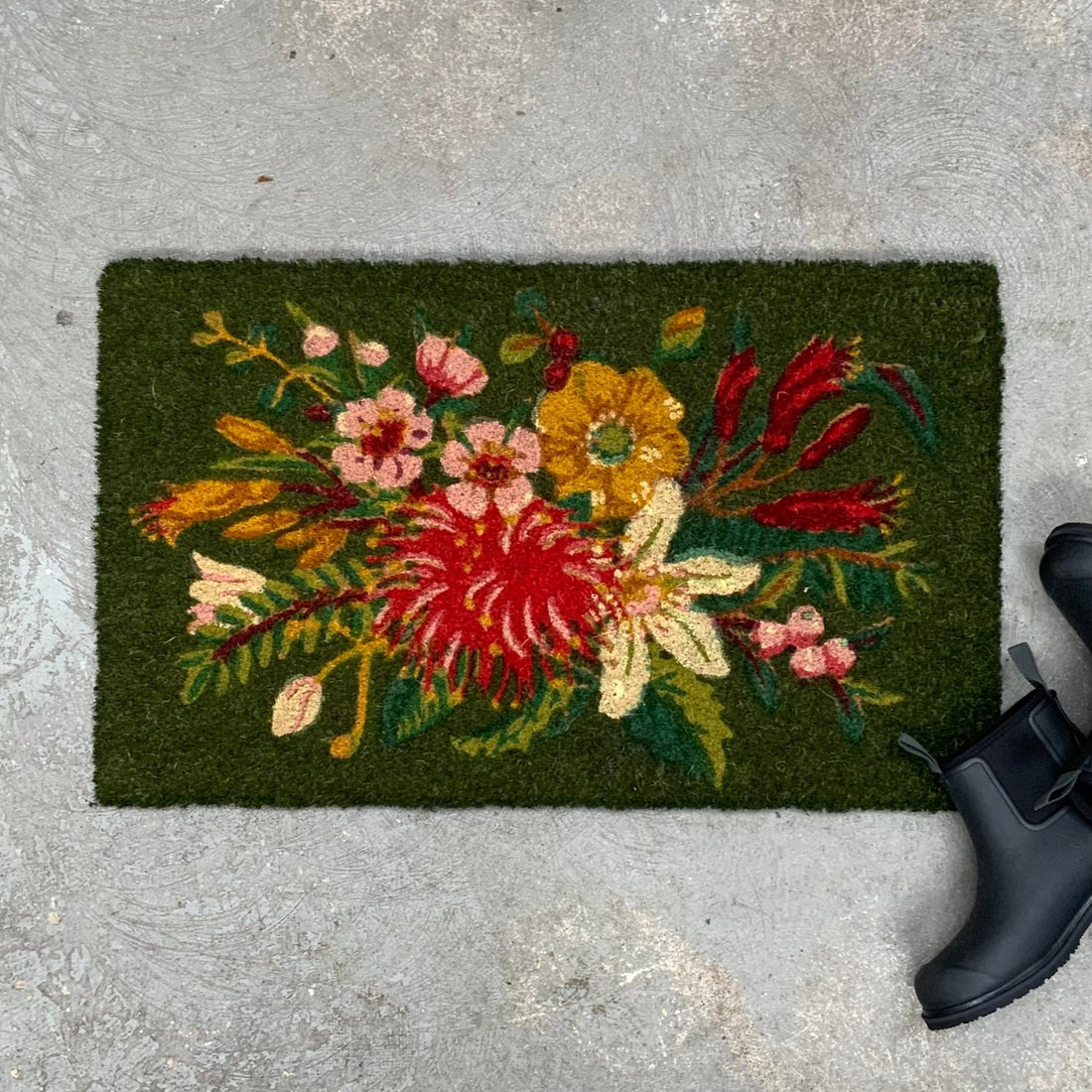 Printed Coir Doormat - Putiputi - The Flower Crate