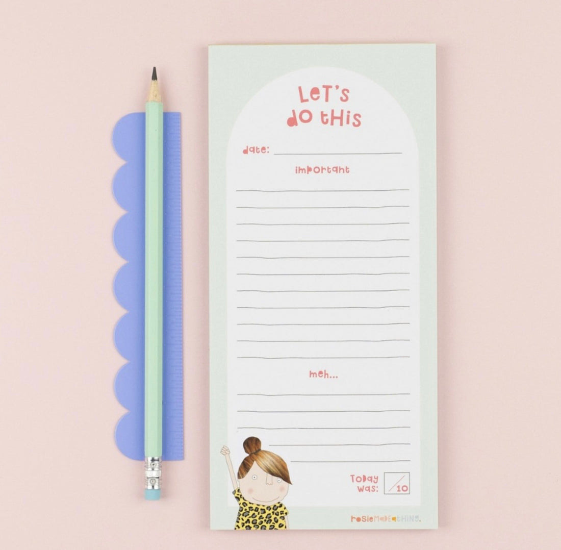 Rosie Made a Thing - Magnetic List Pad - The Flower Crate