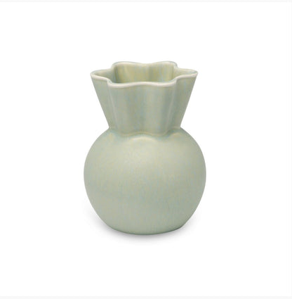 Sweeping Vase - Light Green, Small - The Flower Crate