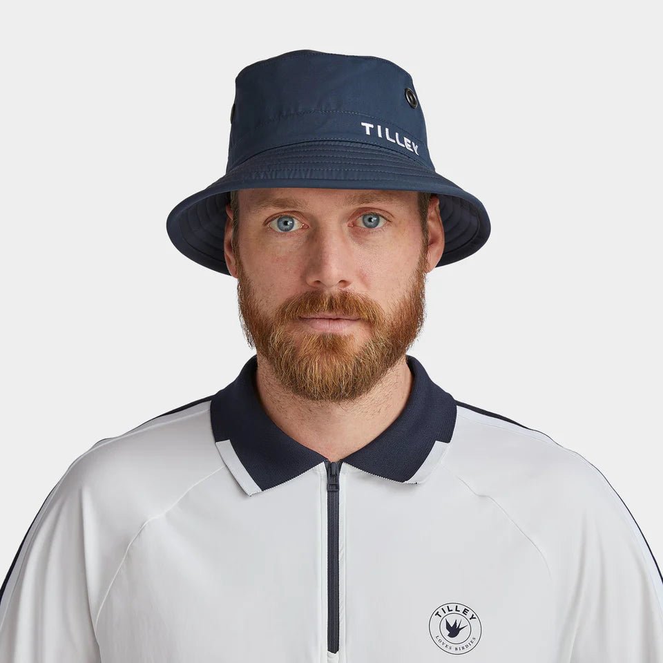 Tilley - Golf Bucket Hat, Navy - The Flower Crate