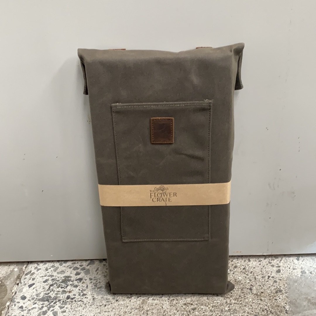 Waxed Canvas Garden Kneeler The Flower Crate