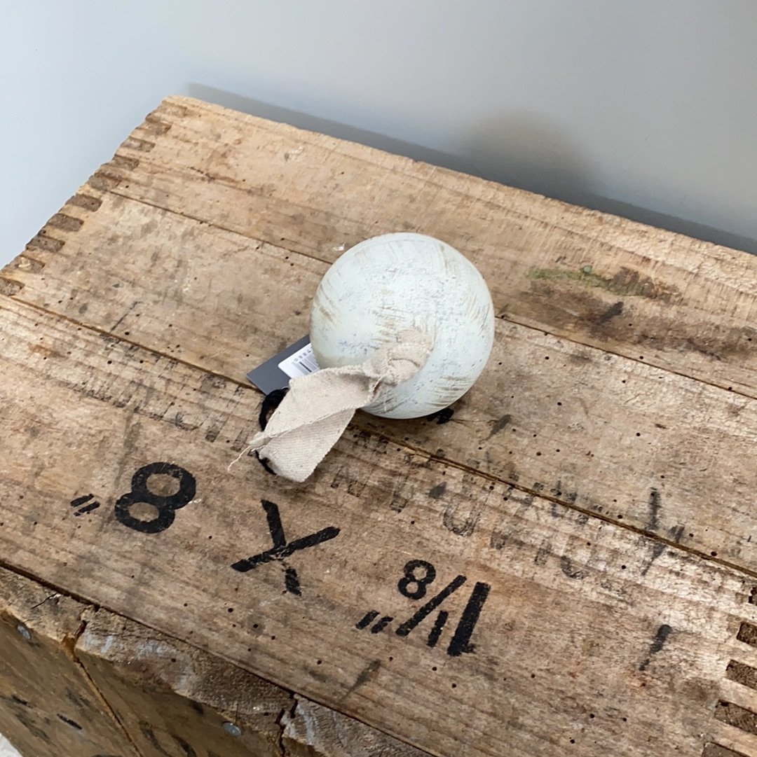 Wooden Christmas Bauble - The Flower Crate