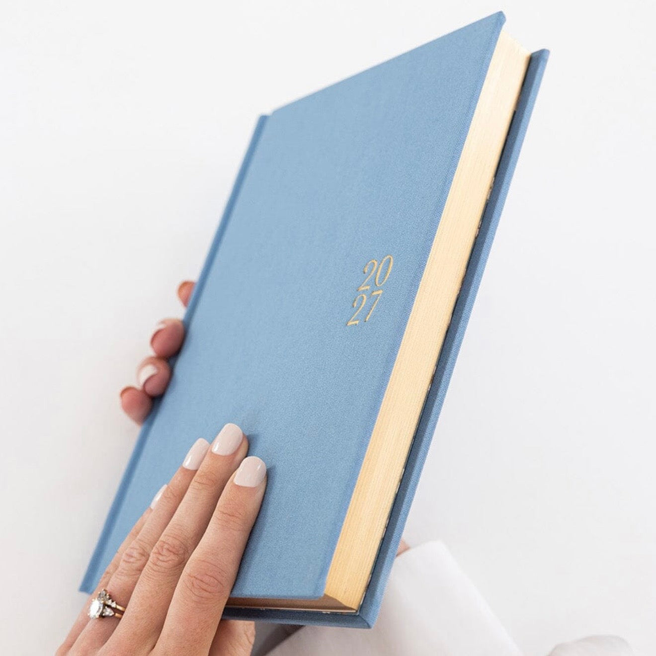 Bespoke Letterpress - 2027 Teachers Desktop Planner, Pembroke Blue