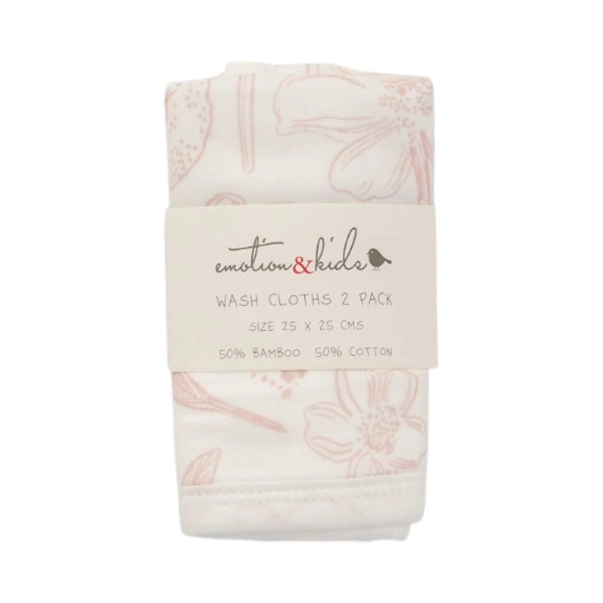 Emotion &amp; Kids - Botanical Baby Washcloths