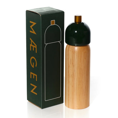 Maegen - Salt &amp; Pepper Grinder, Green and Gold