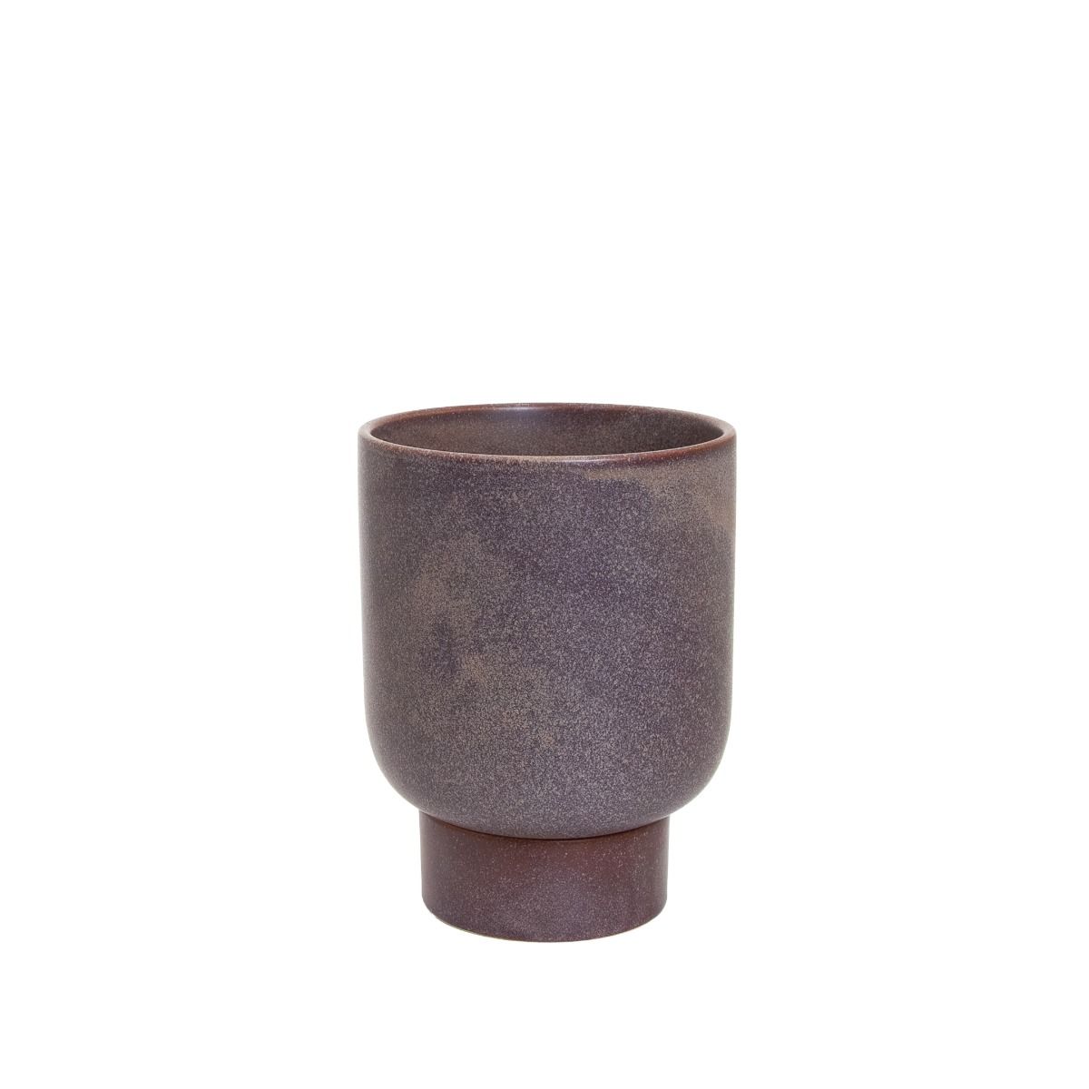 Potted - Small Comet Planter Pot, Coffee