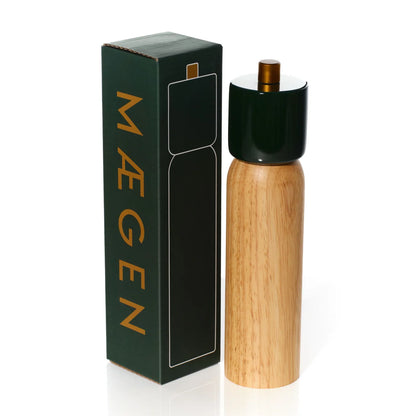 Maegen - Salt &amp; Pepper Grinder, Green and Gold
