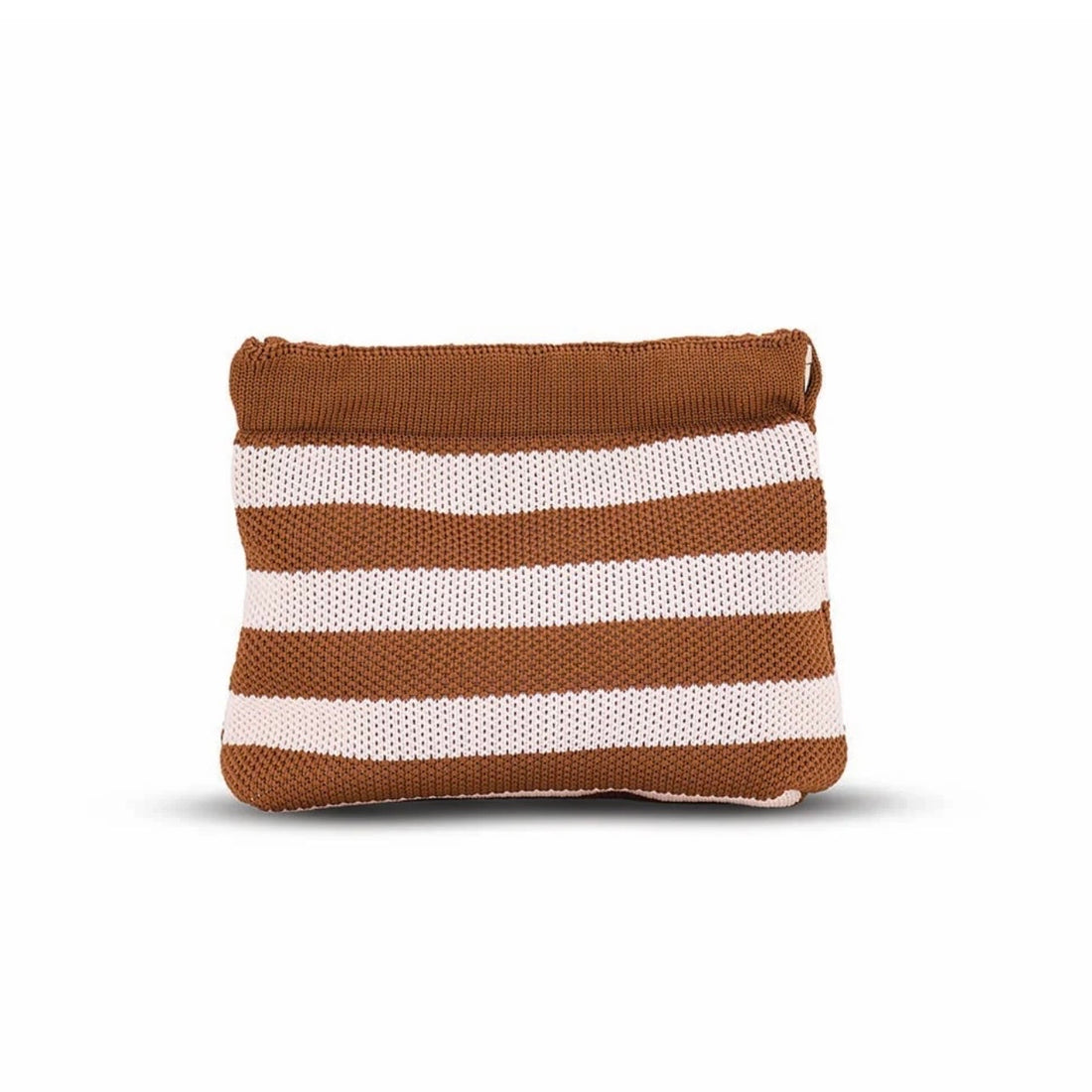 The Dumpling Pouch - Brown/Pink