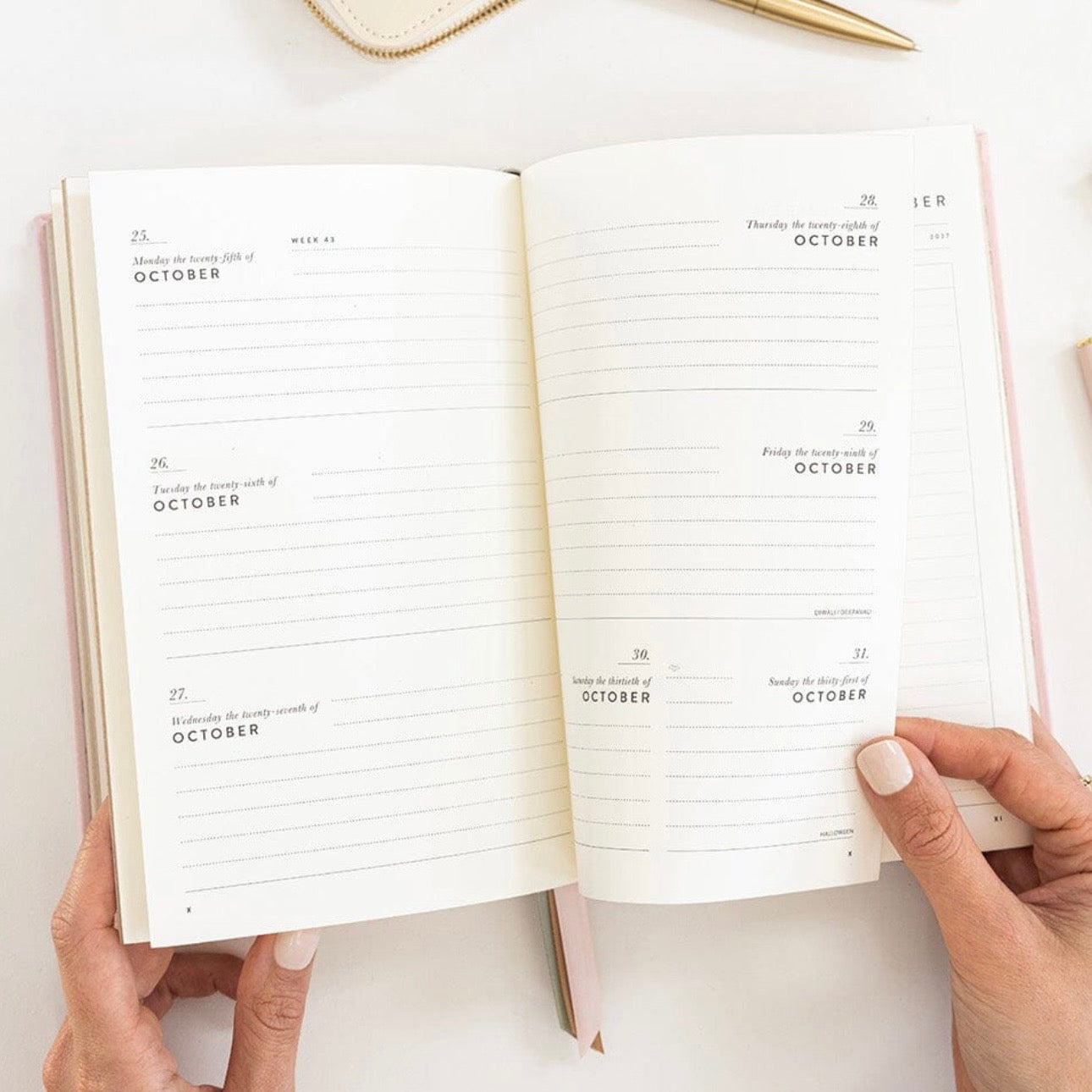Bespoke Letterpress - 2027 Petite Planner, Primrose