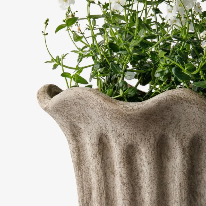 Terra Fluted Oval Planter