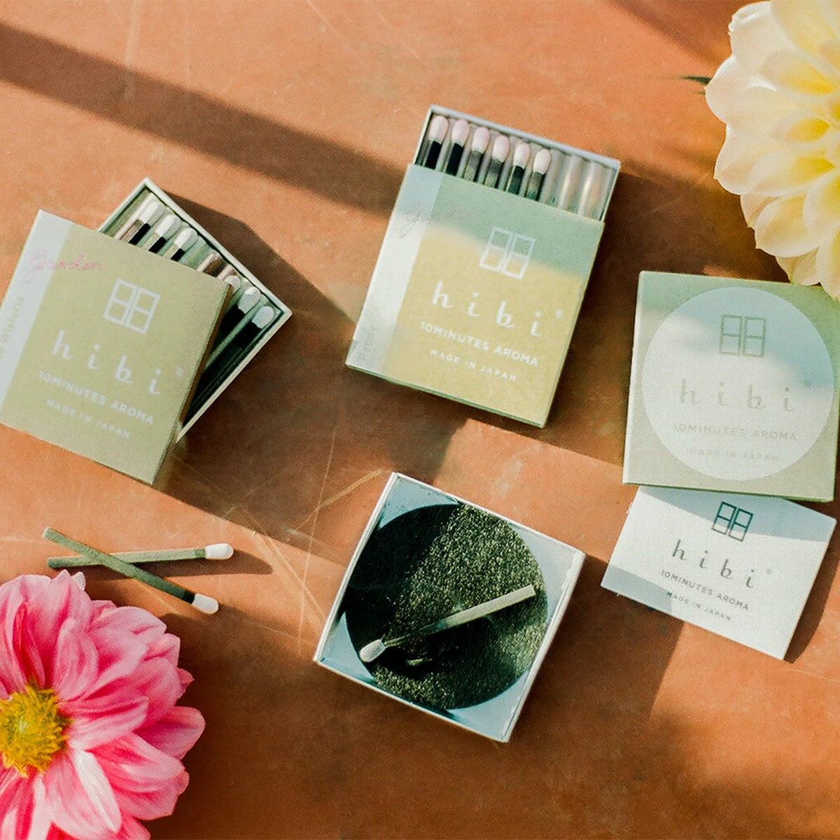 Hibi - 10 Minute Incense, Garden Collection Gift Set
