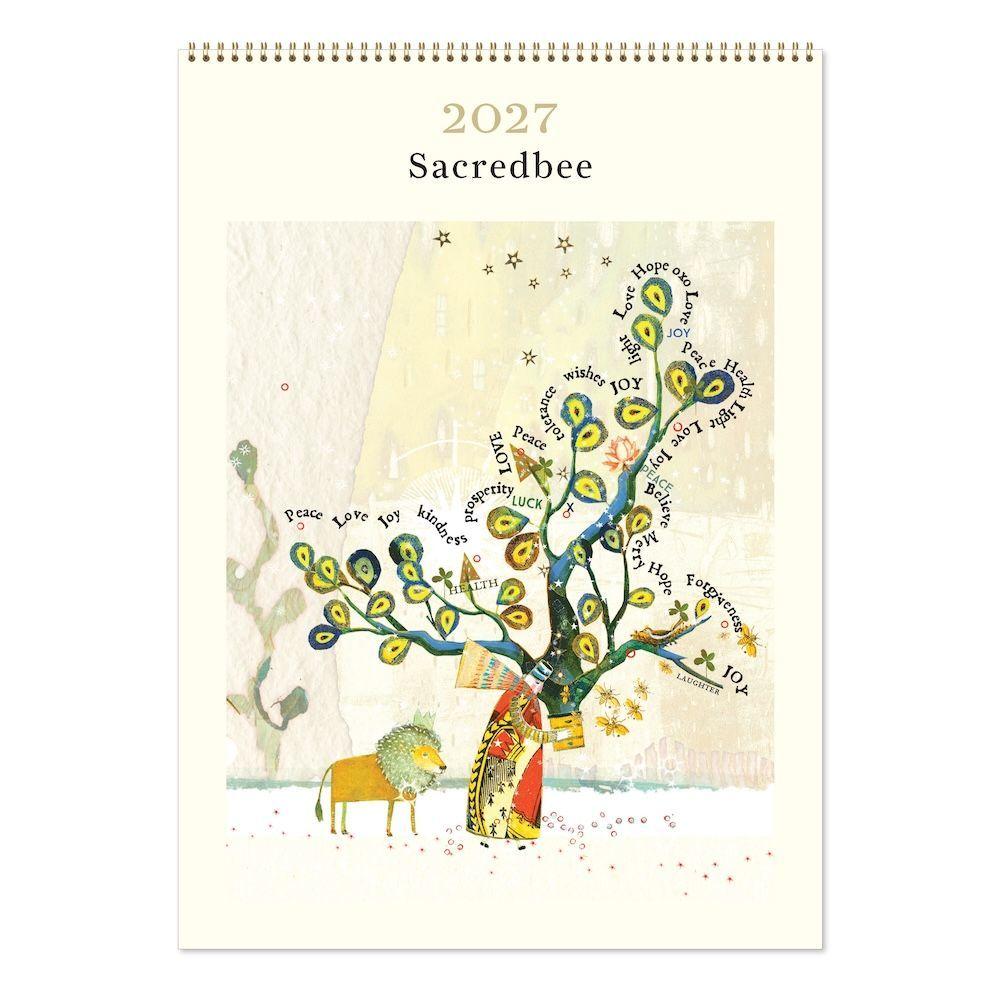 Sacredbee 2027 Wall Calendar