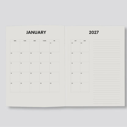 Lettuce - 2027 Weekly Diary, Tiger Lilies