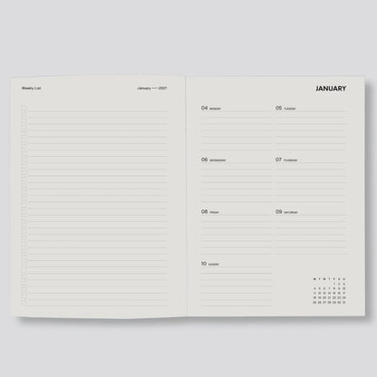 Lettuce x Gabrielle Gatt - 2027 Weekly Diary, Golden