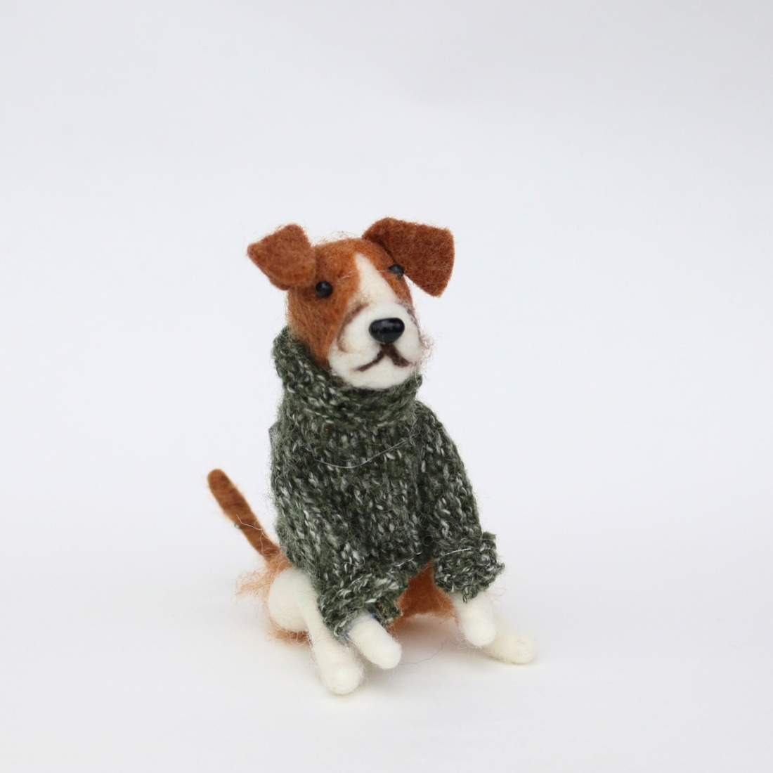 Felt Decoration - Sitting Dog Max