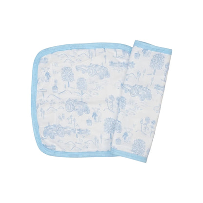 Emotion &amp; Kids - Blue Vintage Farm Baby Washcloths