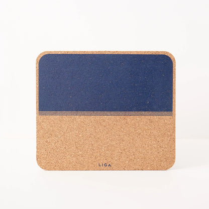 Natural Cork Placemats - Ocean Blue