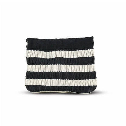 The Dumpling Pouch - Black/Cream
